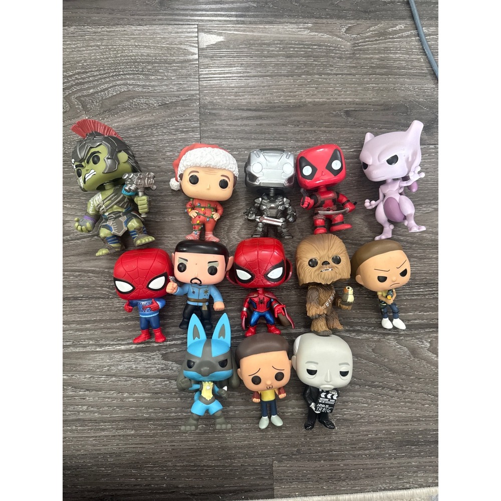 Lot of 50 out of box Funko pops Marvel Hello Kitty Pokemon TMNT Harry Potter